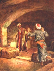 Peter and John at the Tomb by William Hole